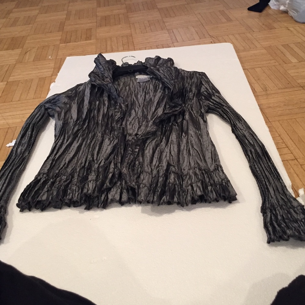 Alberto Makali puckered jacket